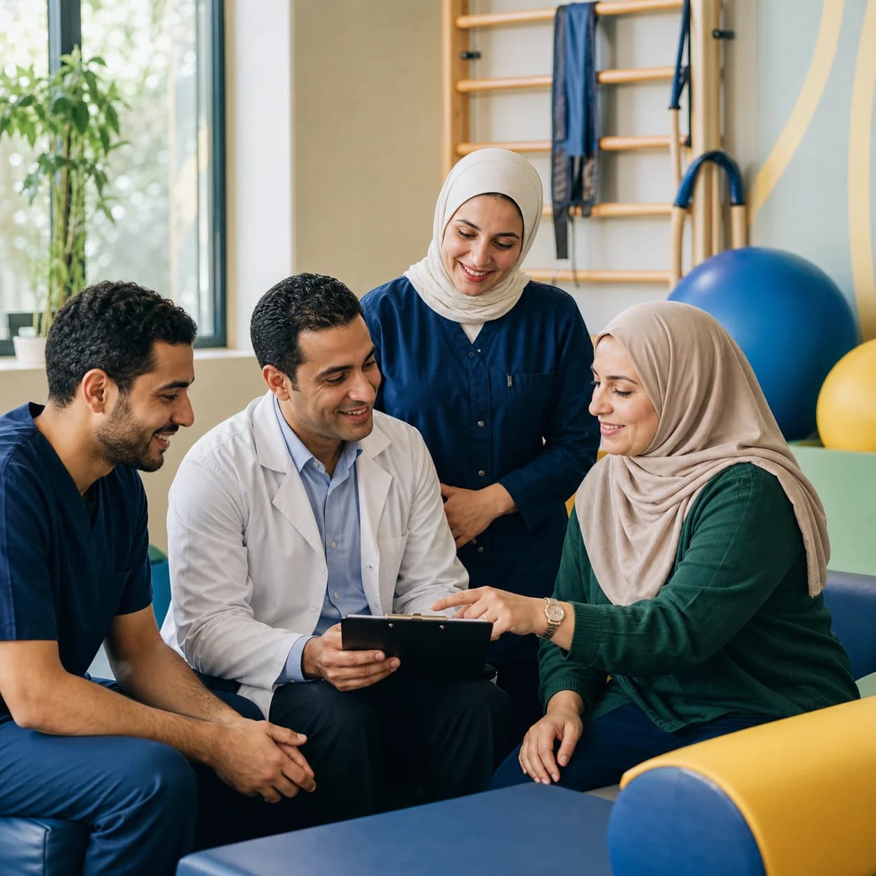 Wahat Nour AlHayat integrated rehabilitation team